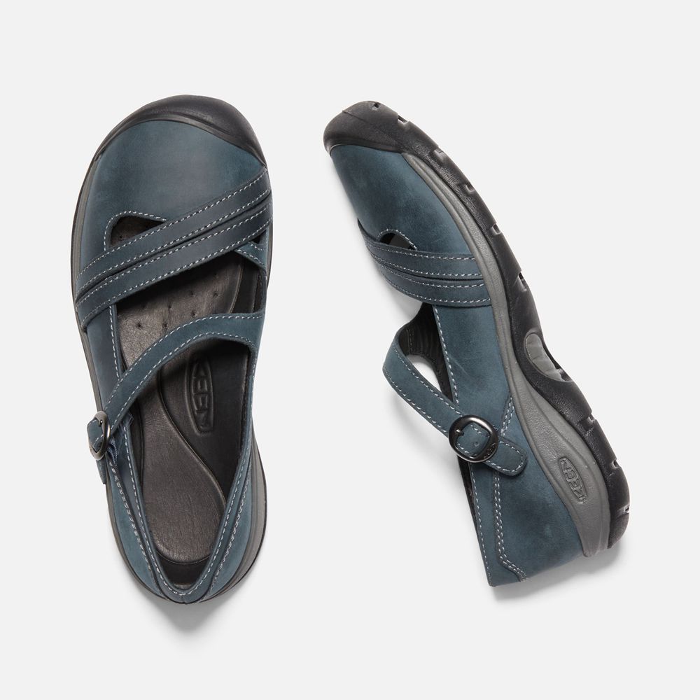 Slip-On Keen Femme Bleu | Presidio Ii Cross Strap | VFRZW-2408